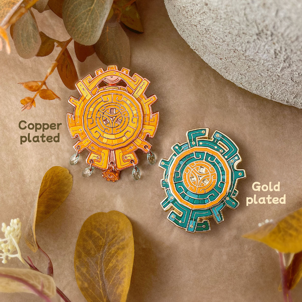 Zonaite collection - Set of 12 pins
