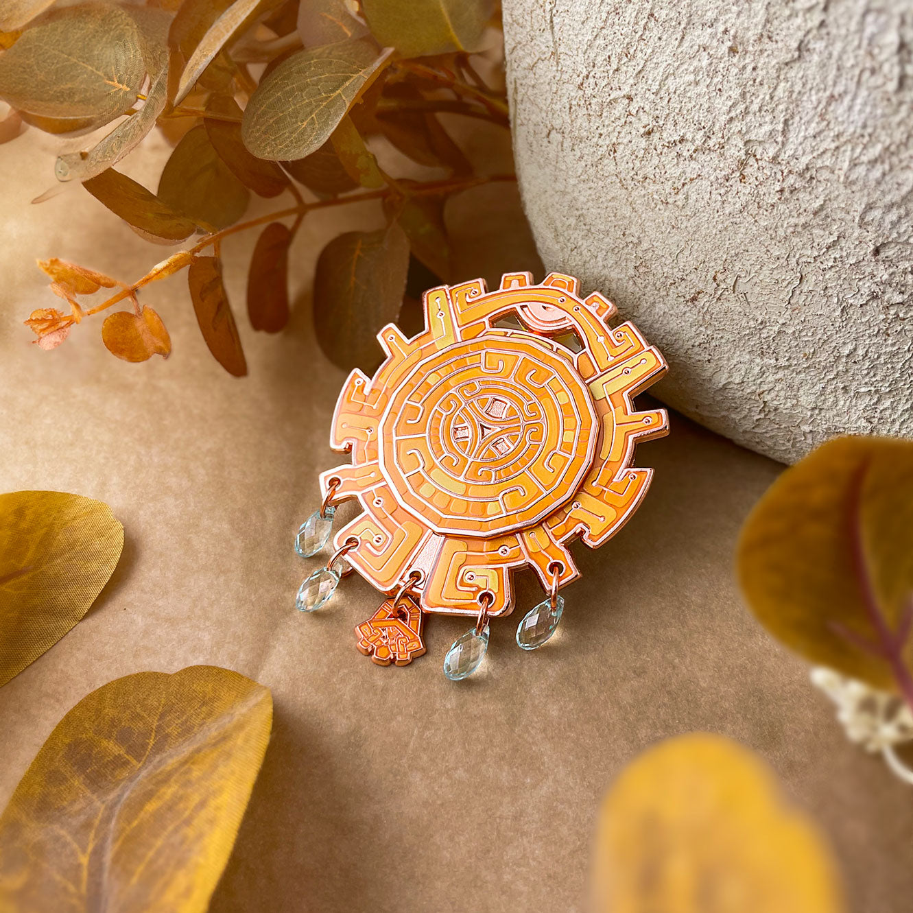 Mighty zonaite shield pin