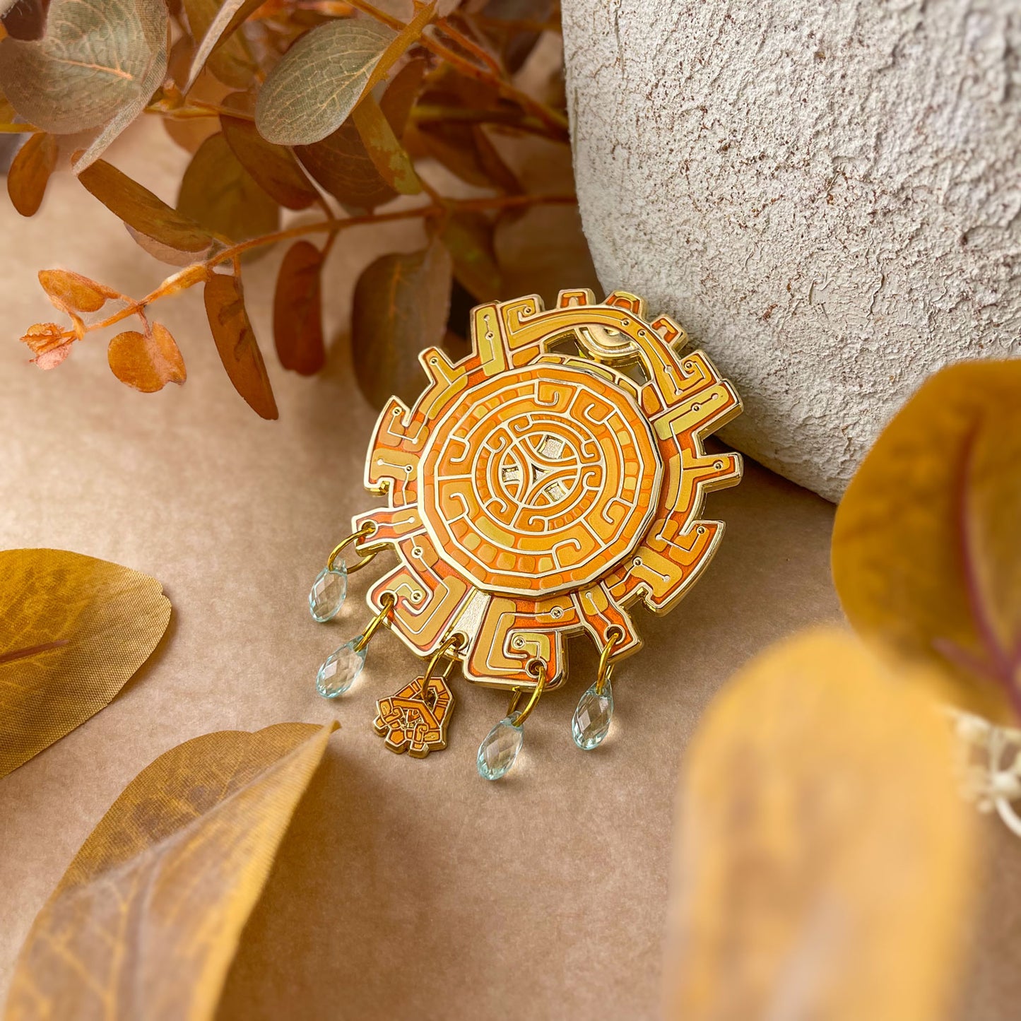 Mighty zonaite shield pin