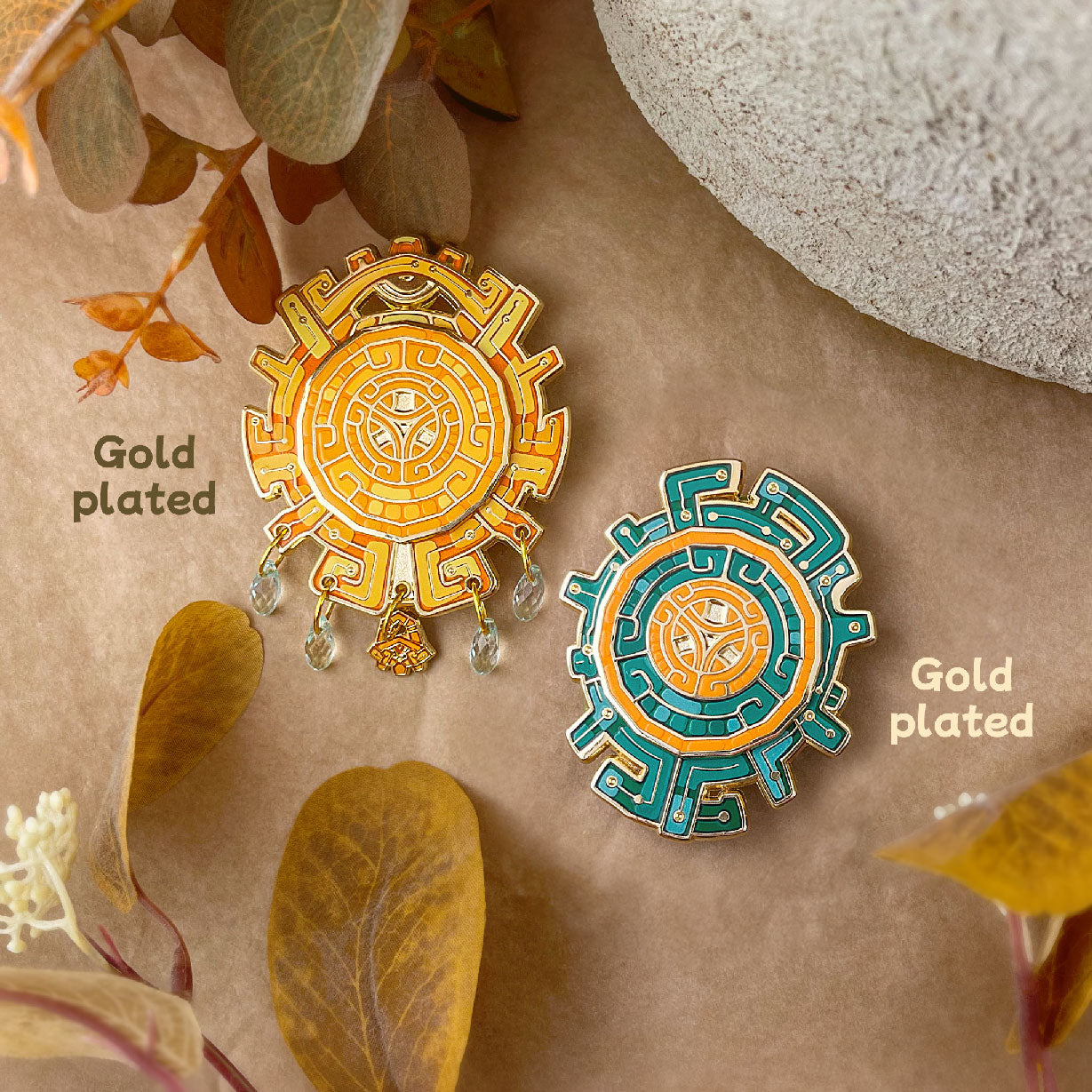 Zonaite collection - Set of 12 pins