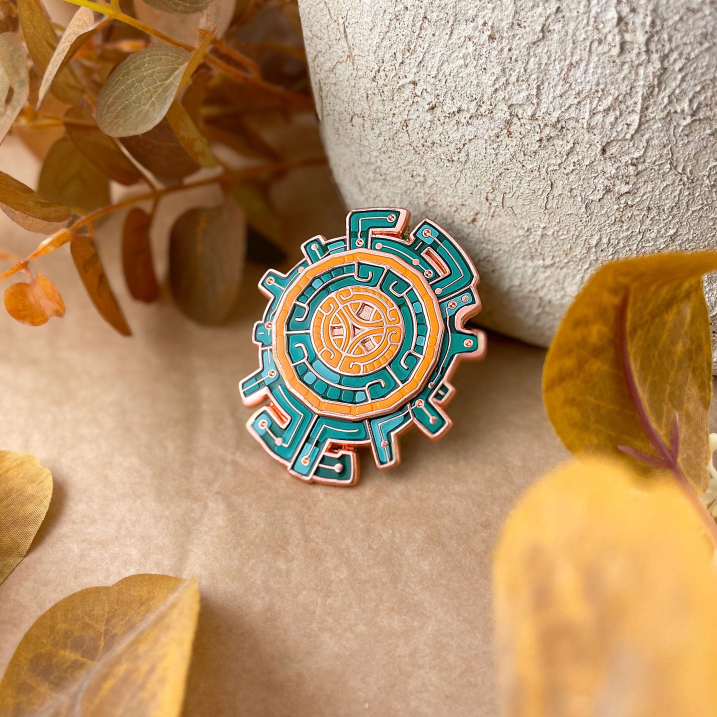 Strong zonaite shield pin
