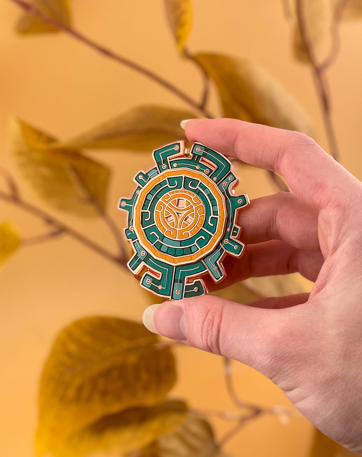 Strong zonaite shield pin