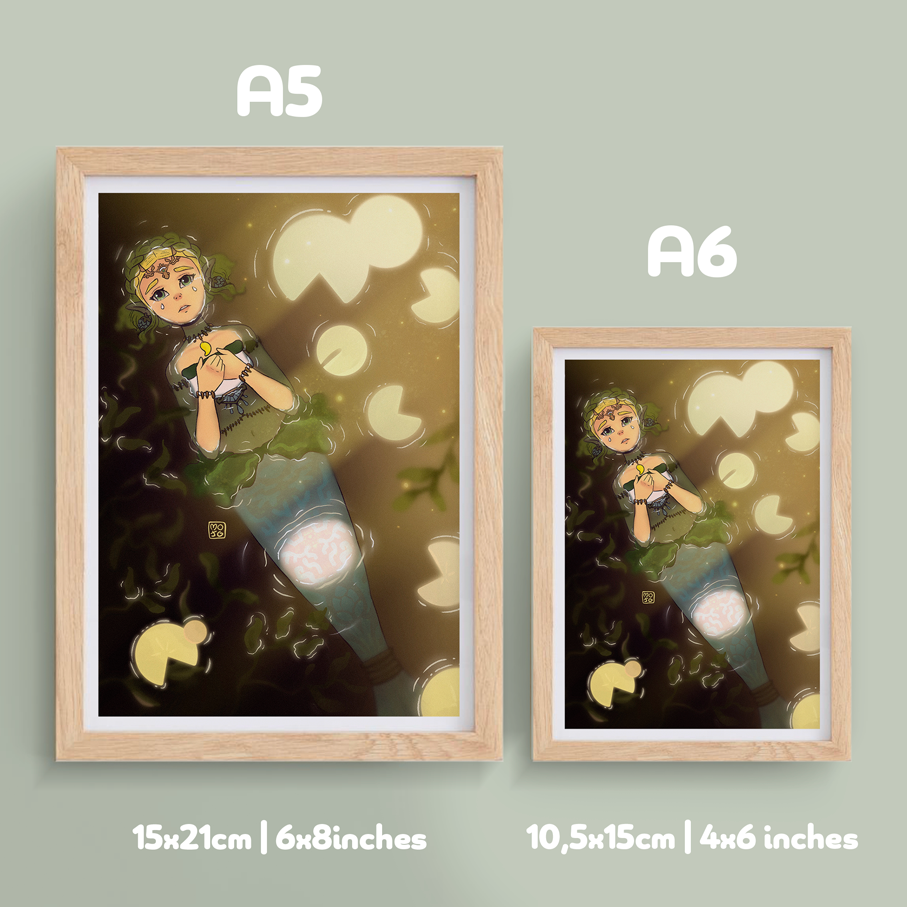 Print A6/A5 (4x6/6x8in) - Tears of the Mermaid