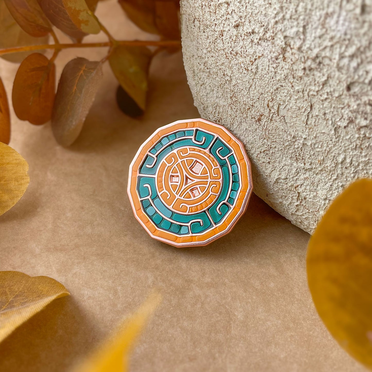 Zonaite shield pin