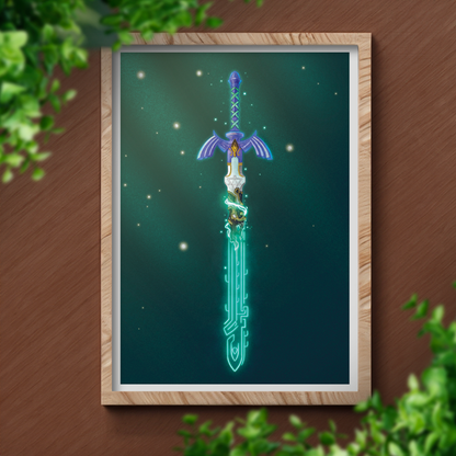 Print A6/A5 (4x6/6x8in) - Decayed Master Sword